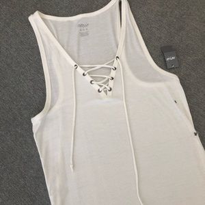 Aerie Tie Front Tank